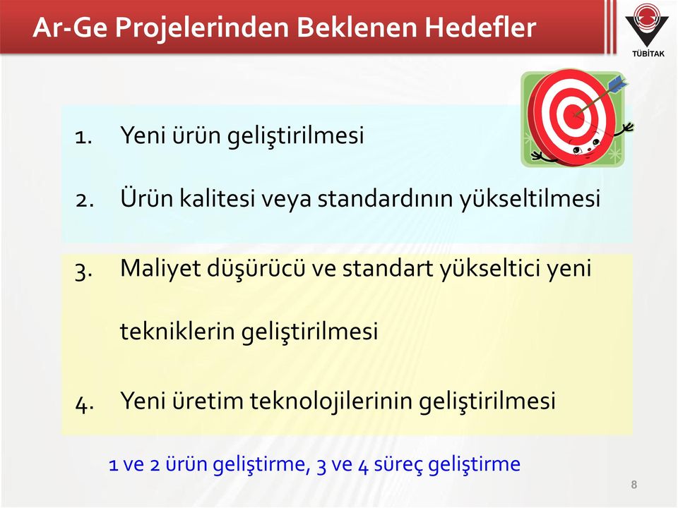 Maliyet düşürücü ve standart yükseltici yeni tekniklerin geliştirilmesi