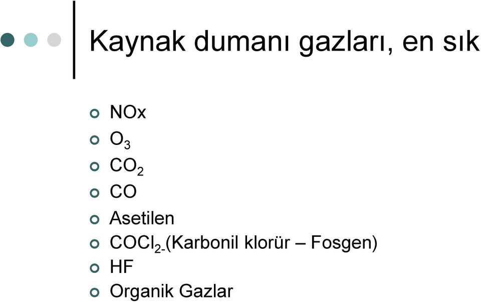 Asetilen COCl 2- (Karbonil