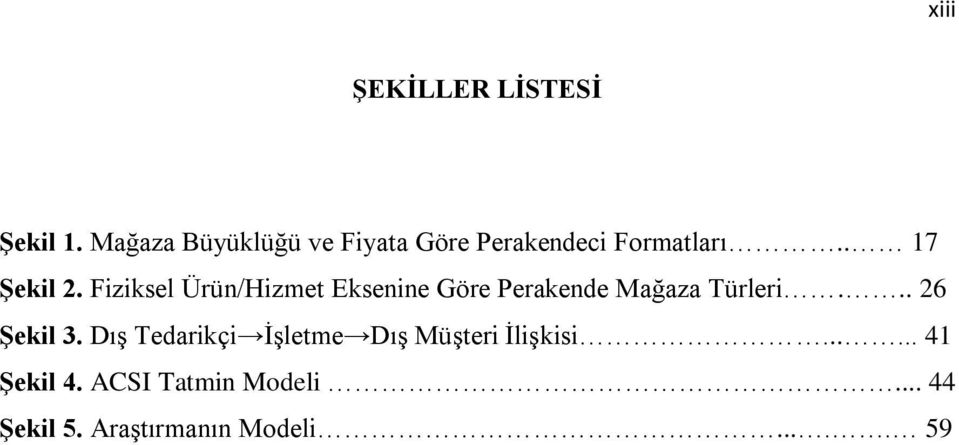 Fiziksel Ürün/Hizmet Eksenine Göre Perakende Mağaza Türleri... 26 ġekil 3.