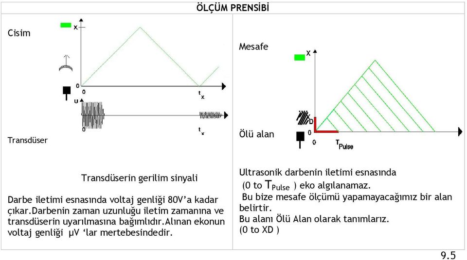 alınan ekonun voltaj genliği µv lar mertebesindedir.