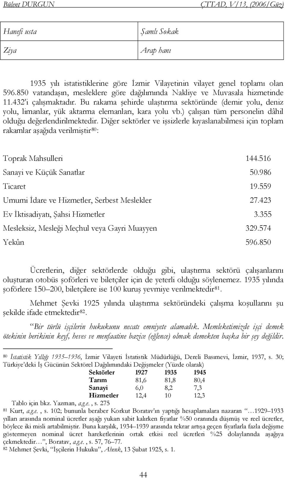 Bu rakama şehirde ulaştırma sektöründe (demir yolu, deniz yolu, limanlar, yük aktarma elemanları, kara yolu vb.) çalışan tüm personelin dâhil olduğu değerlendirilmektedir.