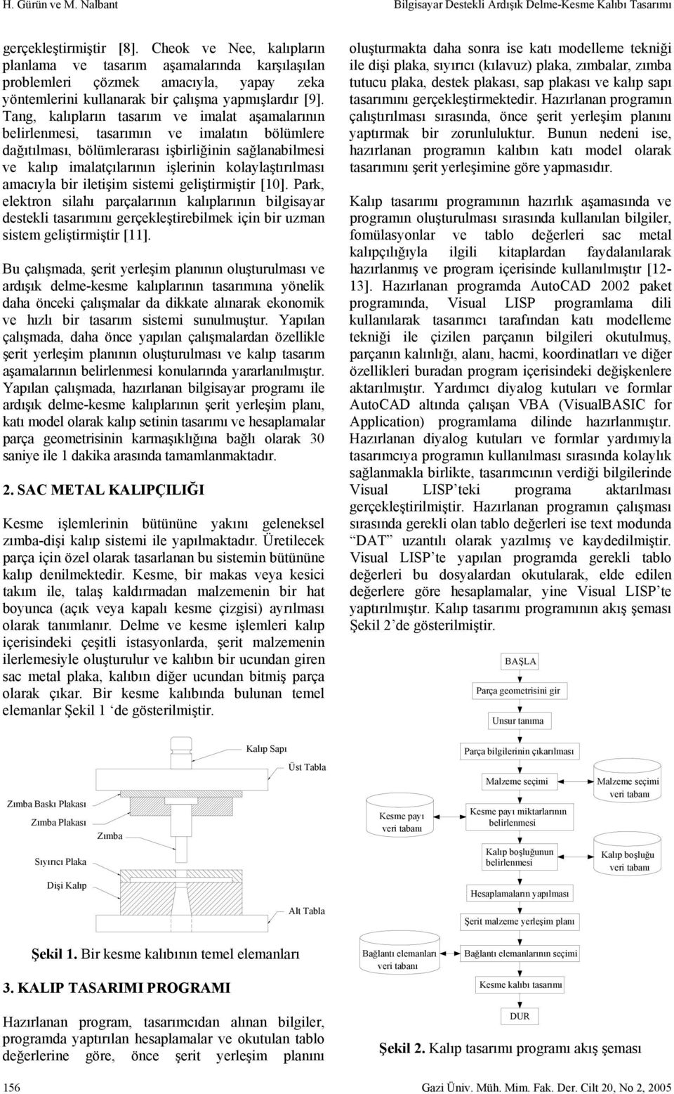 Tang, kalıpların tasarım ve imalat aşamalarının belirlenmesi, tasarımın ve imalatın bölümlere dağıtılması, bölümlerarası işbirliğinin sağlanabilmesi ve kalıp imalatçılarının işlerinin