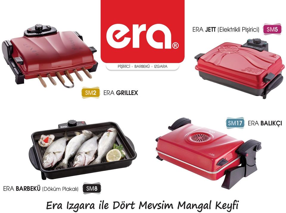 BARBEKÜ IZGARA SM2 ERA GRILLEX