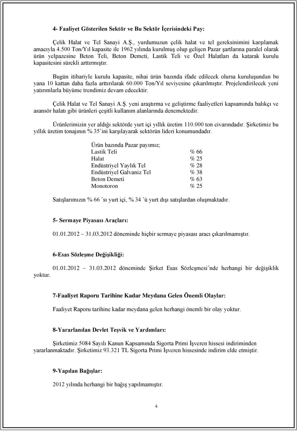 sürekli arttırmıştır. Bugün itibariyle kurulu kapasite, nihai ürün bazında ifade edilecek olursa kuruluşundan bu yana 10 kattan daha fazla arttırılarak 60.000 Ton/Yıl seviyesine çıkarılmıştır.