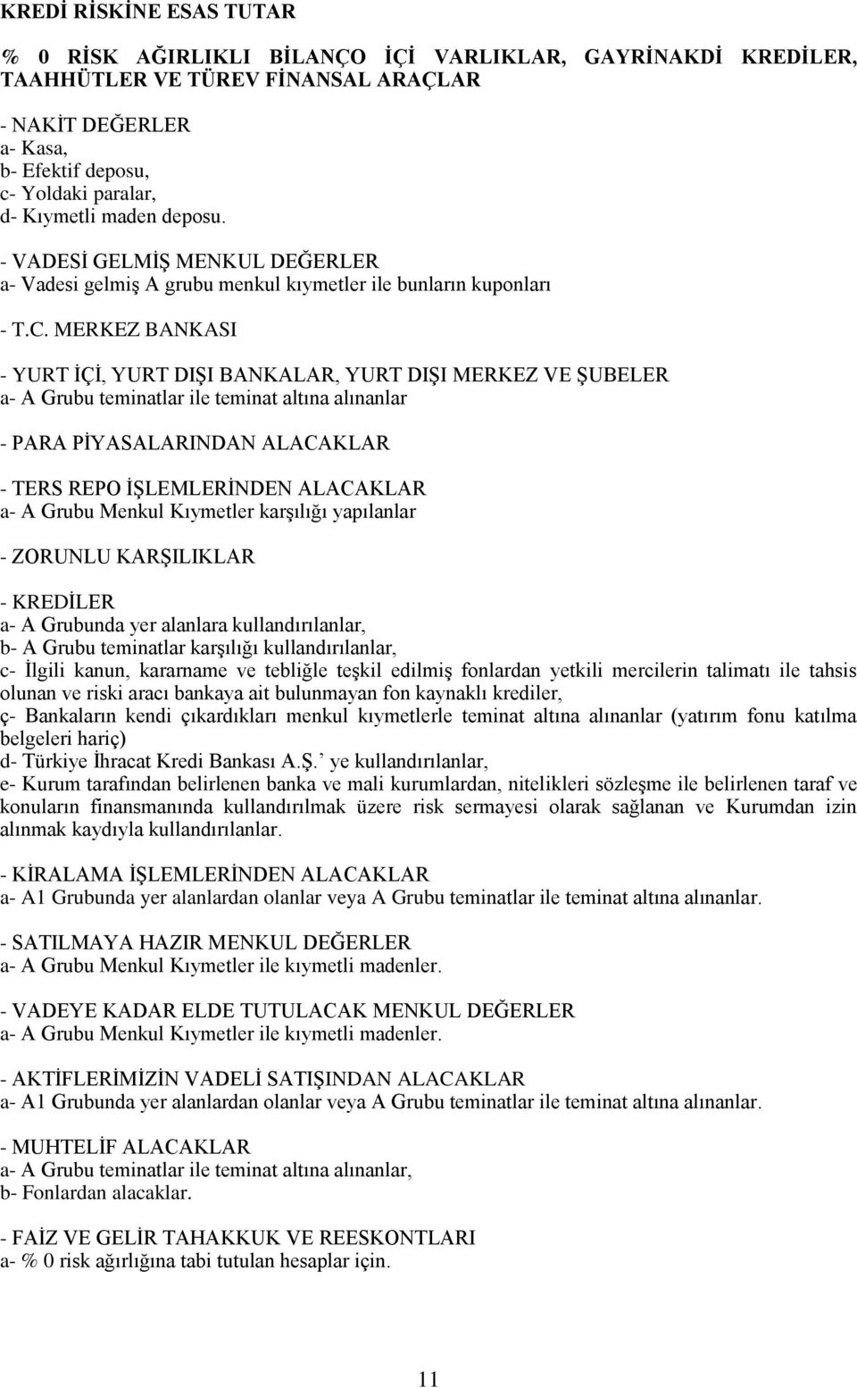 MERKEZ BANKASI - YURT ĠÇĠ, YURT DIġI BANKALAR, YURT DIġI MERKEZ VE ġubeler a- A Grubu teminatlar ile teminat altına alınanlar - PARA PĠYASALARINDAN ALACAKLAR - TERS REPO ĠġLEMLERĠNDEN ALACAKLAR a- A