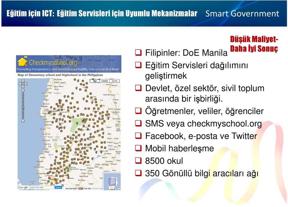 sivil toplum arasında bir işbirliği.