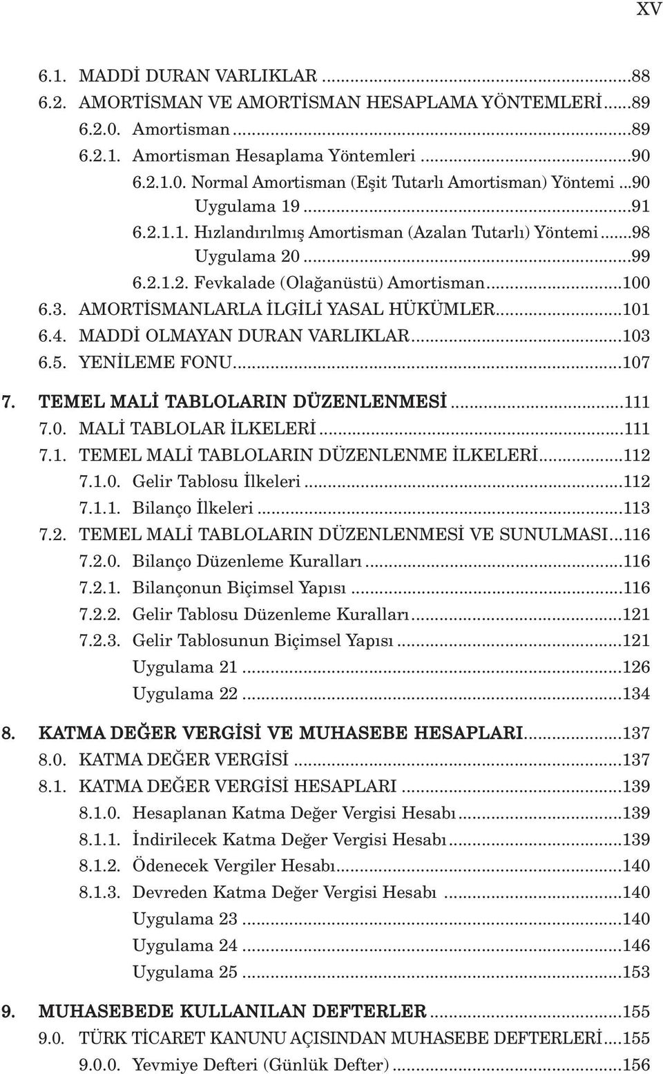 ..101 6.4. MADD OLMAYAN DURAN VARLIKLAR...103 6.5. YEN LEME FONU...107 7. TEMEL MAL TABLOLARIN DÜZENLENMES...111 7.0. MAL TABLOLAR LKELER...111 7.1. TEMEL MAL TABLOLARIN DÜZENLENME LKELER...112 7.1.0. Gelir Tablosu lkeleri.