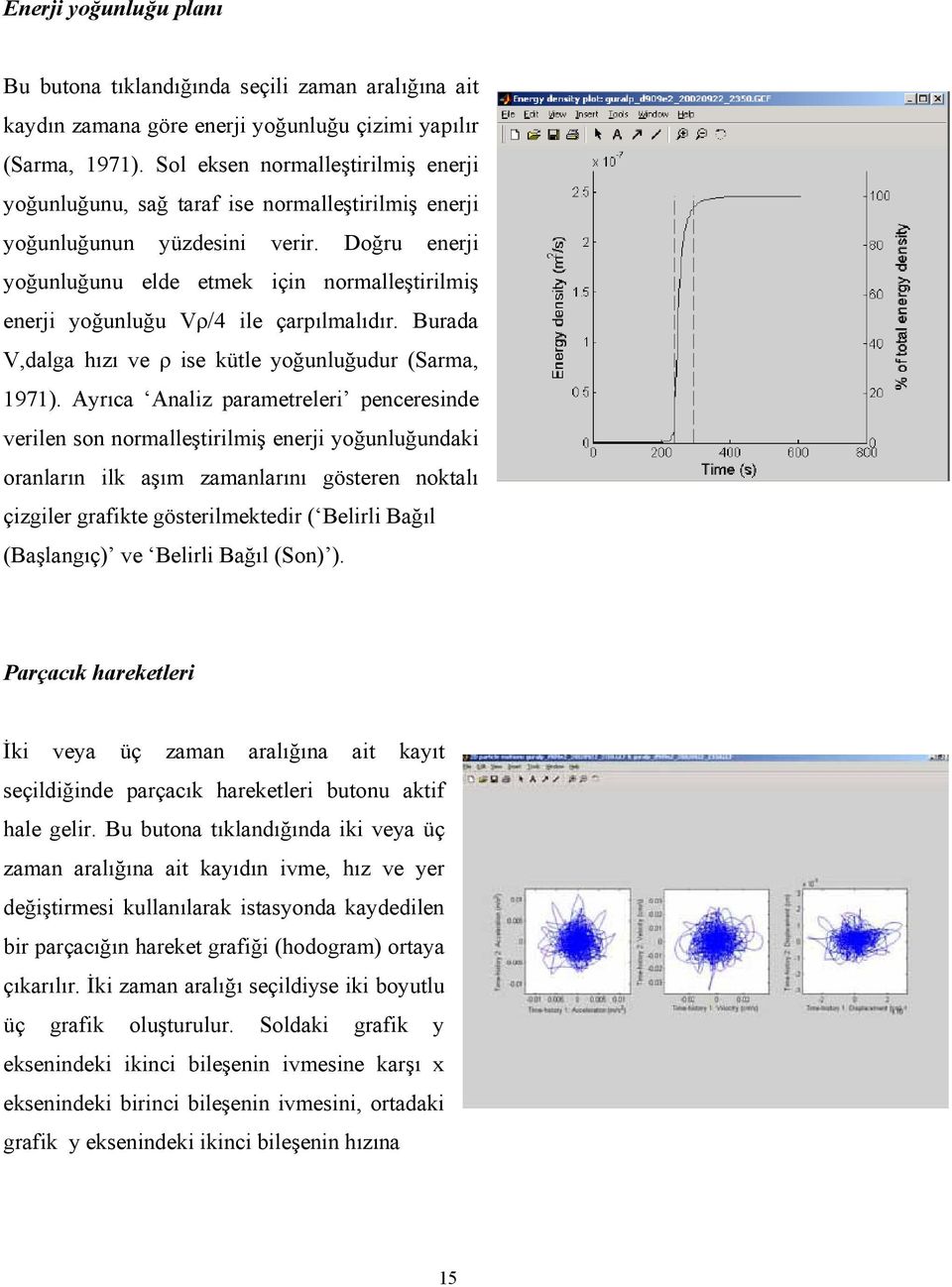 Doğru enerji yoğunluğunu elde etmek için normalleştirilmiş enerji yoğunluğu Vρ/4 ile çarpılmalıdır. Burada V,dalga hızı ve ρ ise kütle yoğunluğudur (Sarma, 1971).