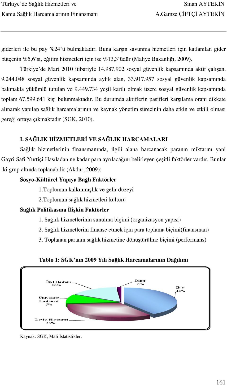 957 sosyal güvenlik kapsamında bakmakla yükümlü tutulan ve 9.449.734 yeşil kartlı olmak üzere sosyal güvenlik kapsamında toplam 67.599.641 kişi bulunmaktadır.