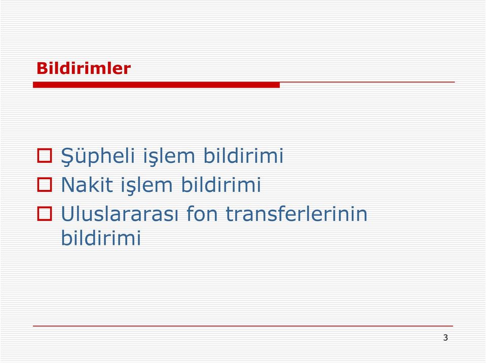 bildirimi Uluslararası