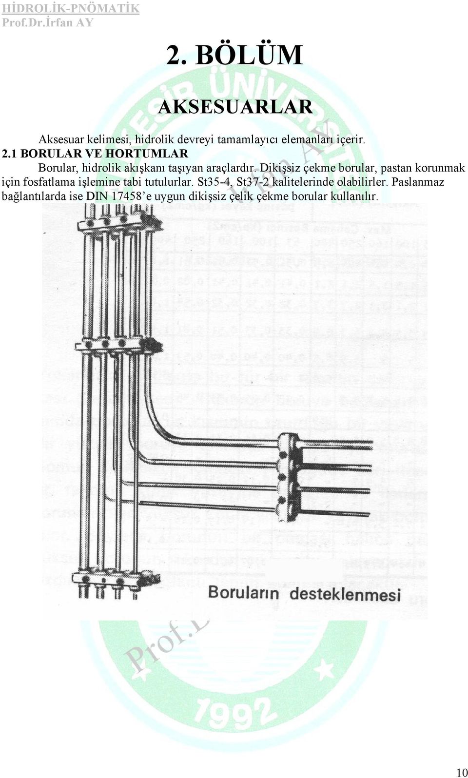 Dikişsiz çekme borular, pastan korunmak için fosfatlama işlemine tabi tutulurlar.