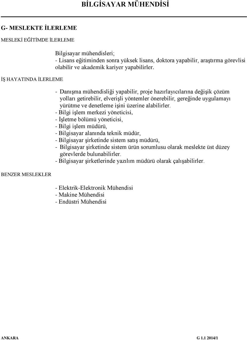 - Danışma mühendisliği yapabilir, proje hazırlayıcılarına değişik çözüm yolları getirebilir, elverişli yöntemler önerebilir, gereğinde uygulamayı yürütme ve denetleme işini üzerine alabilirler.