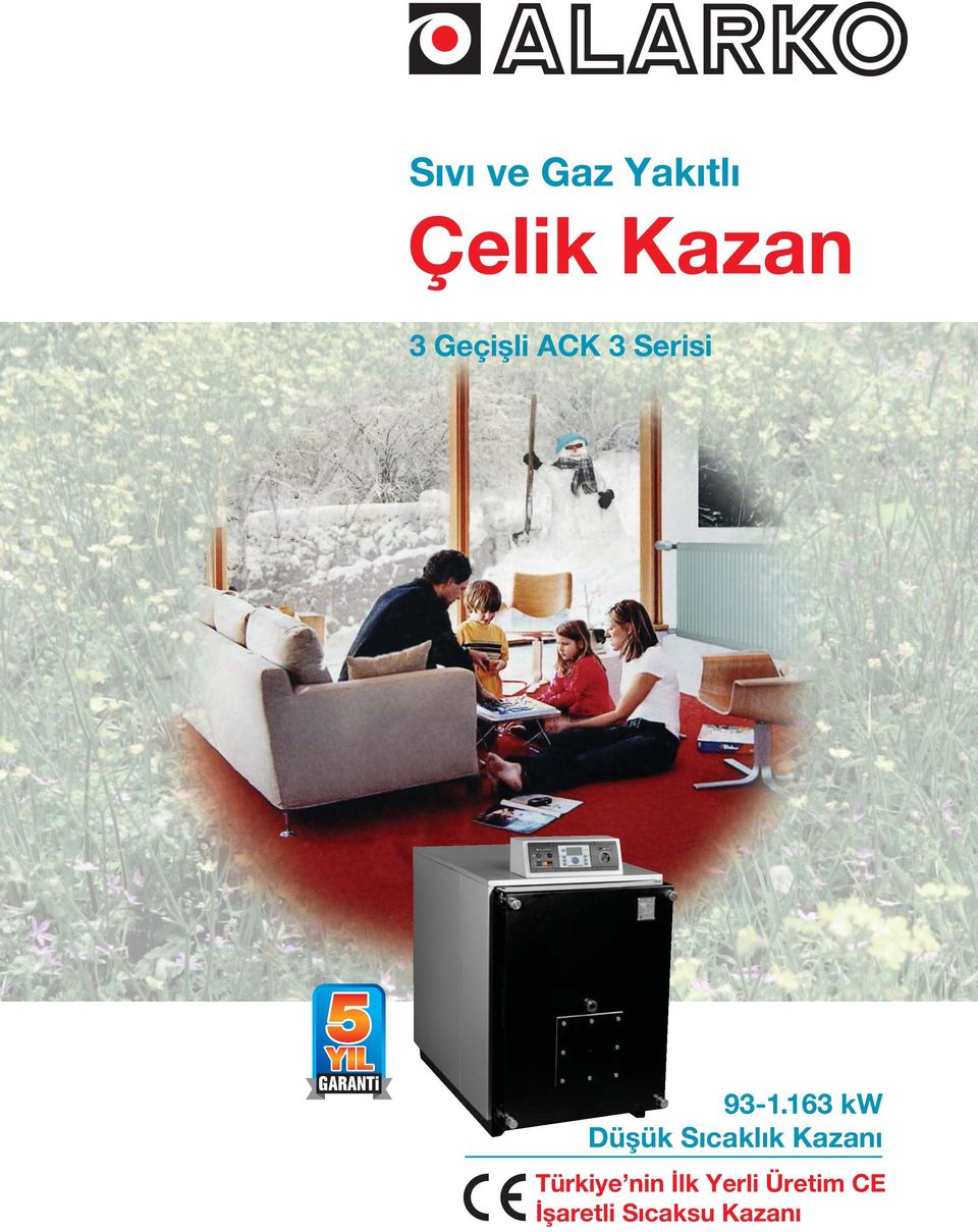 63 kw Düflük S cakl k Kazan Türkiye