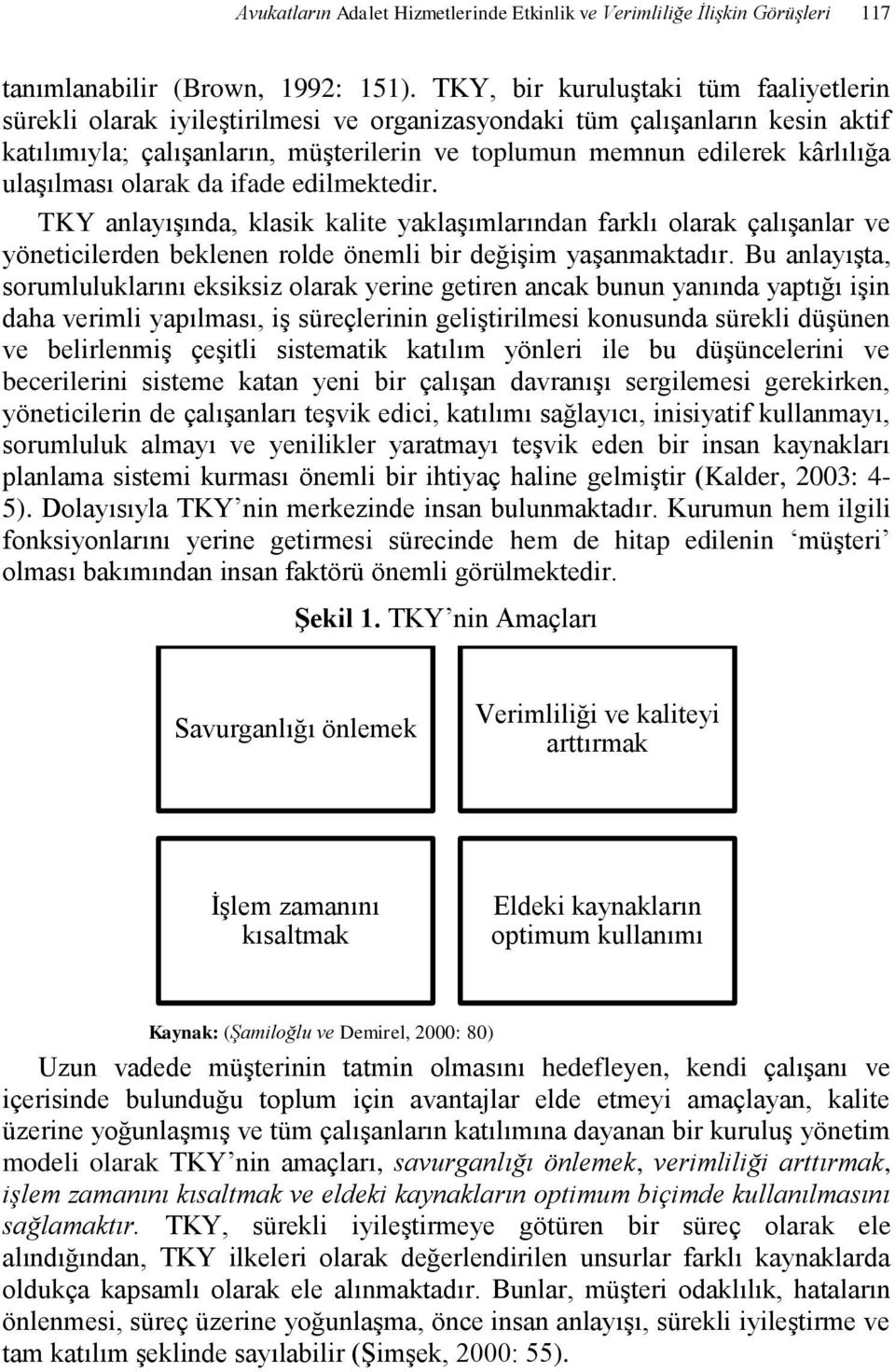 ulaşılması olarak da ifade edilmektedir. TKY anlayışında, klasik kalite yaklaşımlarından farklı olarak çalışanlar ve yöneticilerden beklenen rolde önemli bir değişim yaşanmaktadır.