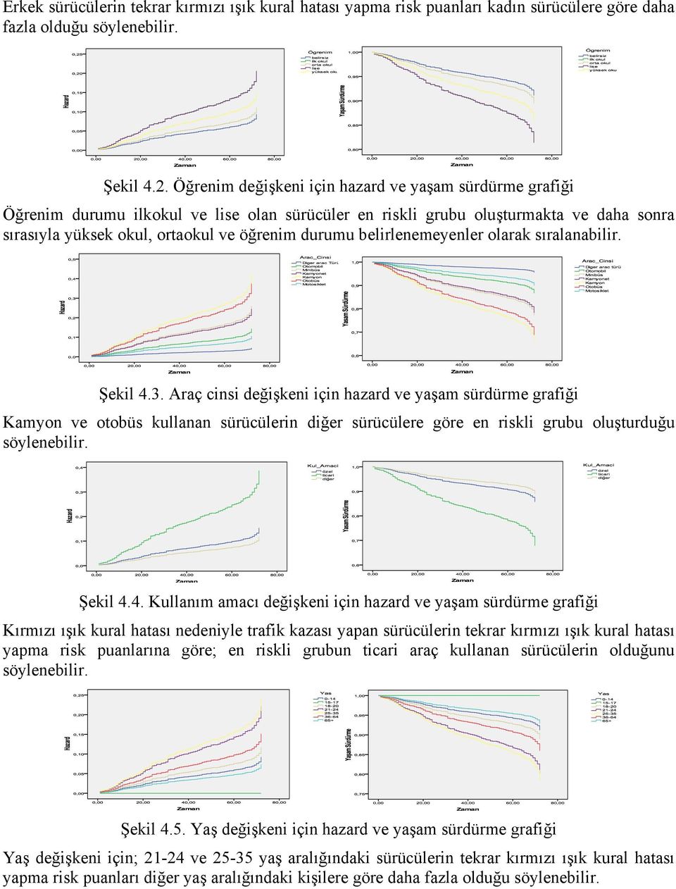 belirlenemeyenler olarak sıralanabilir. Şekil 4.3.