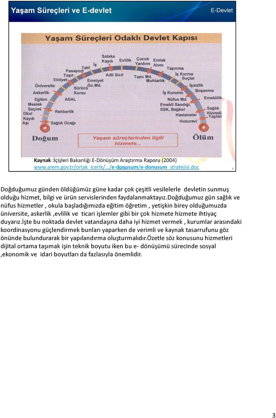 hizmete ihtiyaç duyarız.