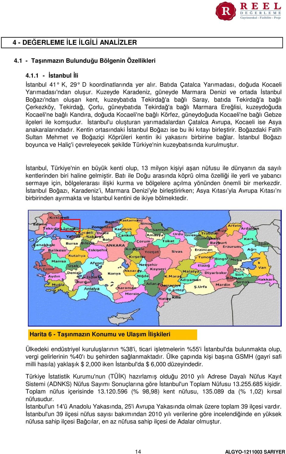 Kuzeyde Karadeniz, güneyde Marmara Denizi ve ortada İstanbul Boğazı'ndan oluşan kent, kuzeybatıda Tekirdağ'a bağlı Saray, batıda Tekirdağ'a bağlı Çerkezköy, Tekirdağ, Çorlu, güneybatıda Tekirdağ'a