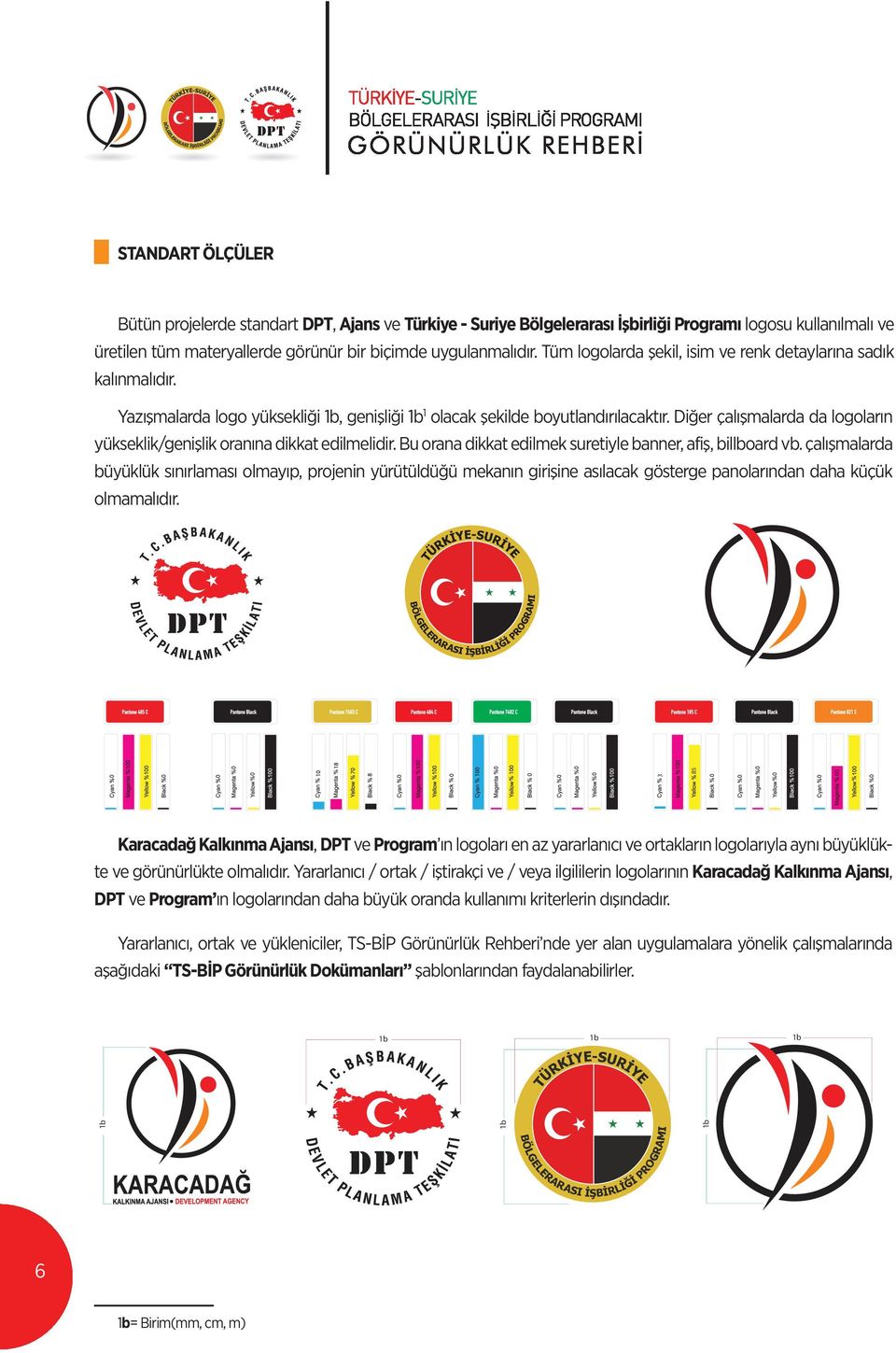 Diğer çalışmalarda da logoların yükseklik/genişlik oranına dikkat edilmelidir. Bu orana dikkat edilmek suretiyle banner, afiş, billboard vb.