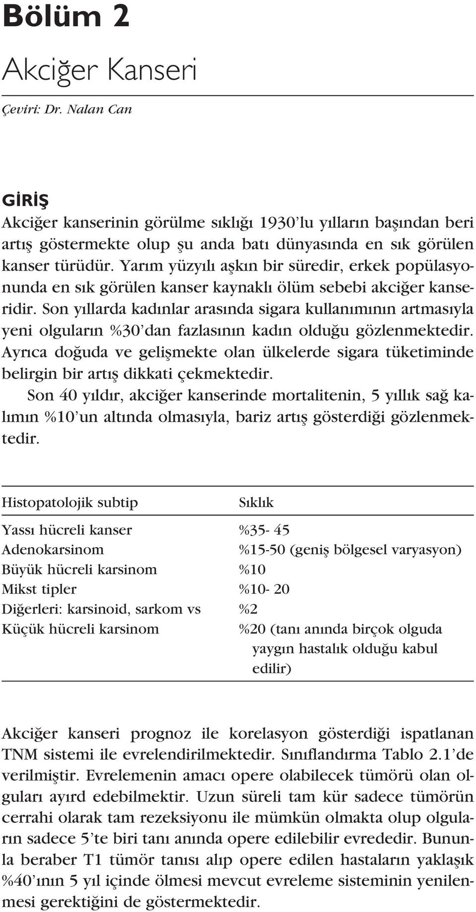 Son y llarda kad nlar aras nda sigara kullan m n n artmas yla yeni olgular n %30 dan fazlas n n kad n oldu u gözlenmektedir.