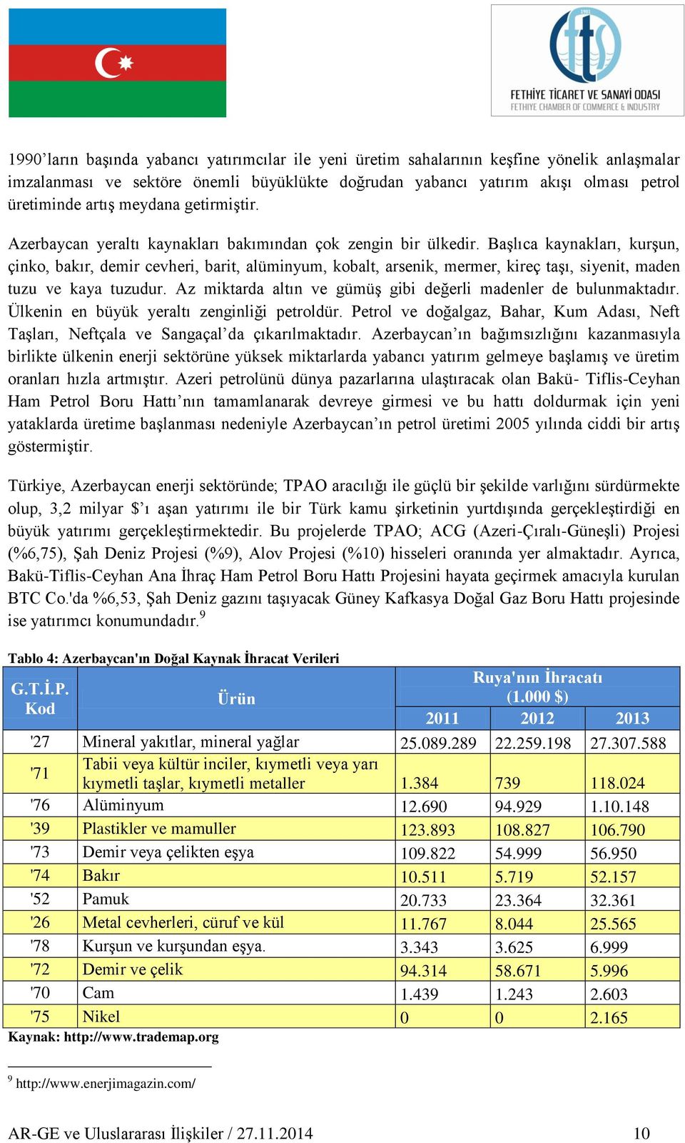 Başlıca kaynakları, kurşun, çinko, bakır, demir cevheri, barit, alüminyum, kobalt, arsenik, mermer, kireç taşı, siyenit, maden tuzu ve kaya tuzudur.