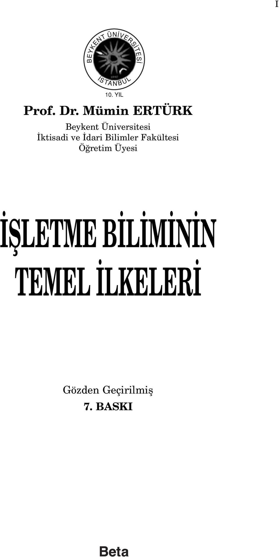 ktisadi ve dari Bilimler Fakültesi Ö