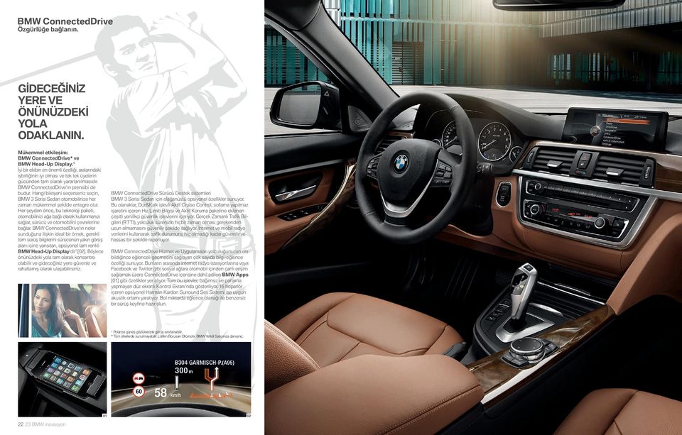 Hangi bileşeni seçerseniz seçin, BMW 3 Serisi Sedan otomobilinize her zaman mükemmel şekilde entegre olur.