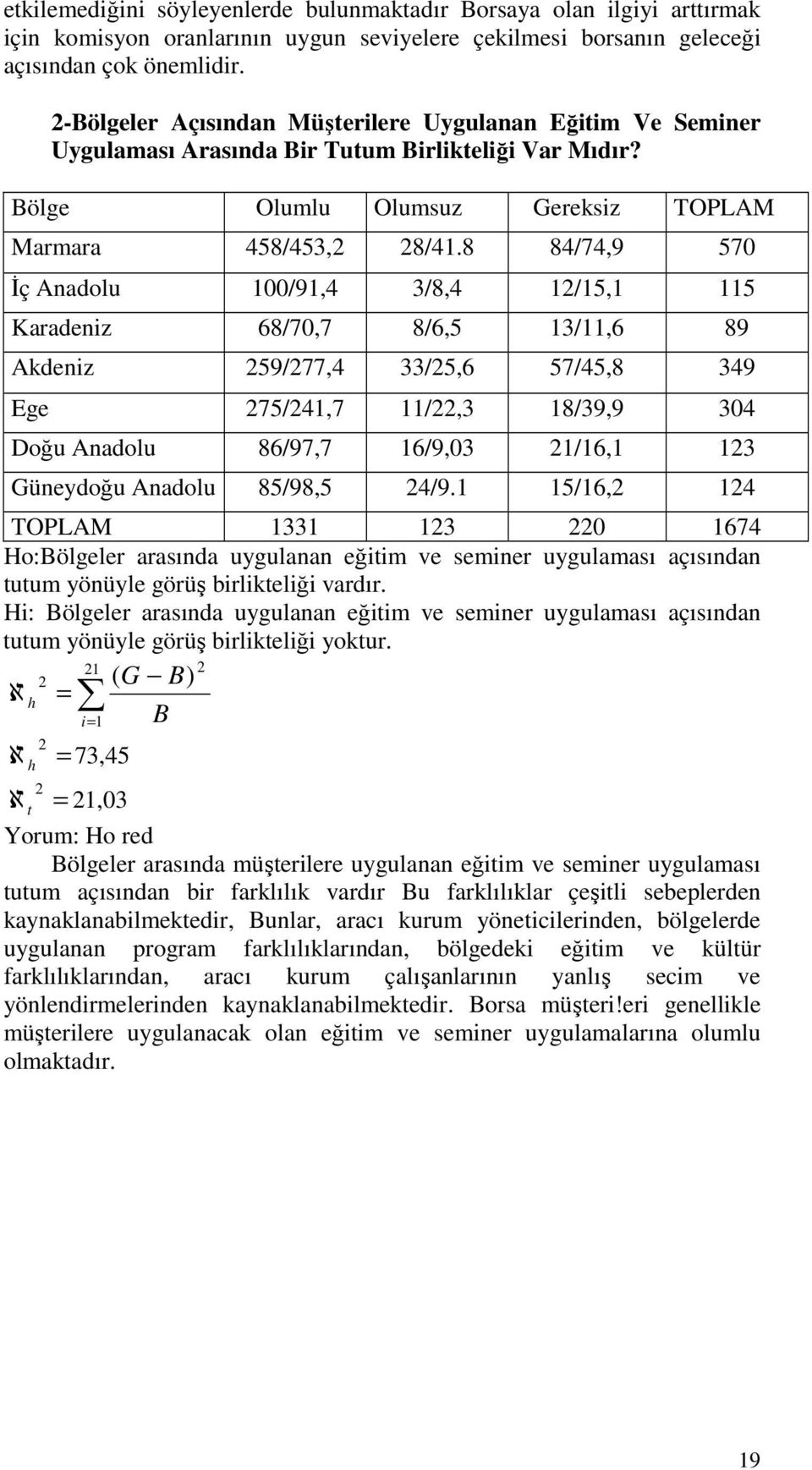 8 84/74,9 570 Đç Anadolu 100/91,4 3/8,4 1/15,1 115 Karadeniz 68/70,7 8/6,5 13/11,6 89 Akdeniz 59/77,4 33/5,6 57/45,8 349 Ege 75/41,7 11/,3 18/39,9 304 Doğu Anadolu 86/97,7 16/9,03 1/16,1 13 Güneydoğu