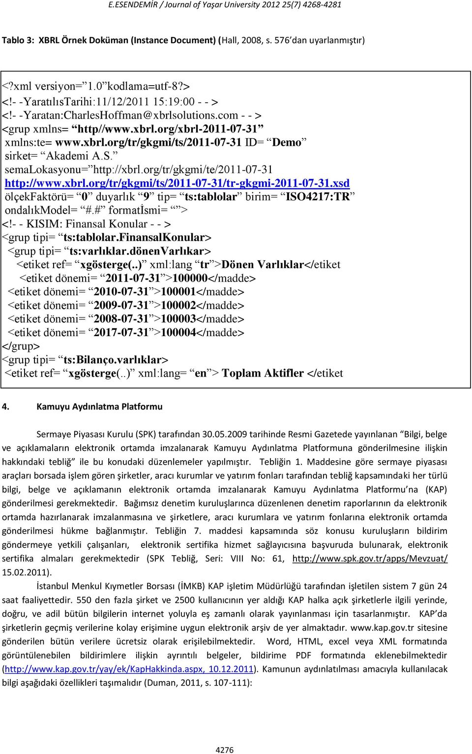 S. semalokasyonu= http://xbrl.org/tr/gkgmi/te/2011-07-31 http://www.xbrl.org/tr/gkgmi/ts/2011-07-31/tr-gkgmi-2011-07-31.