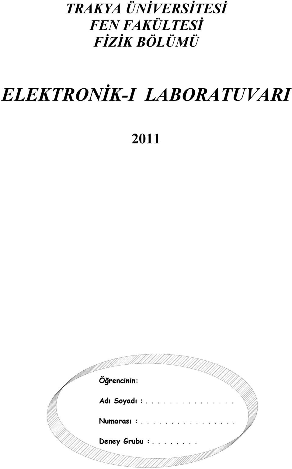 ELEKTONİK-I LABOATUVAI 11