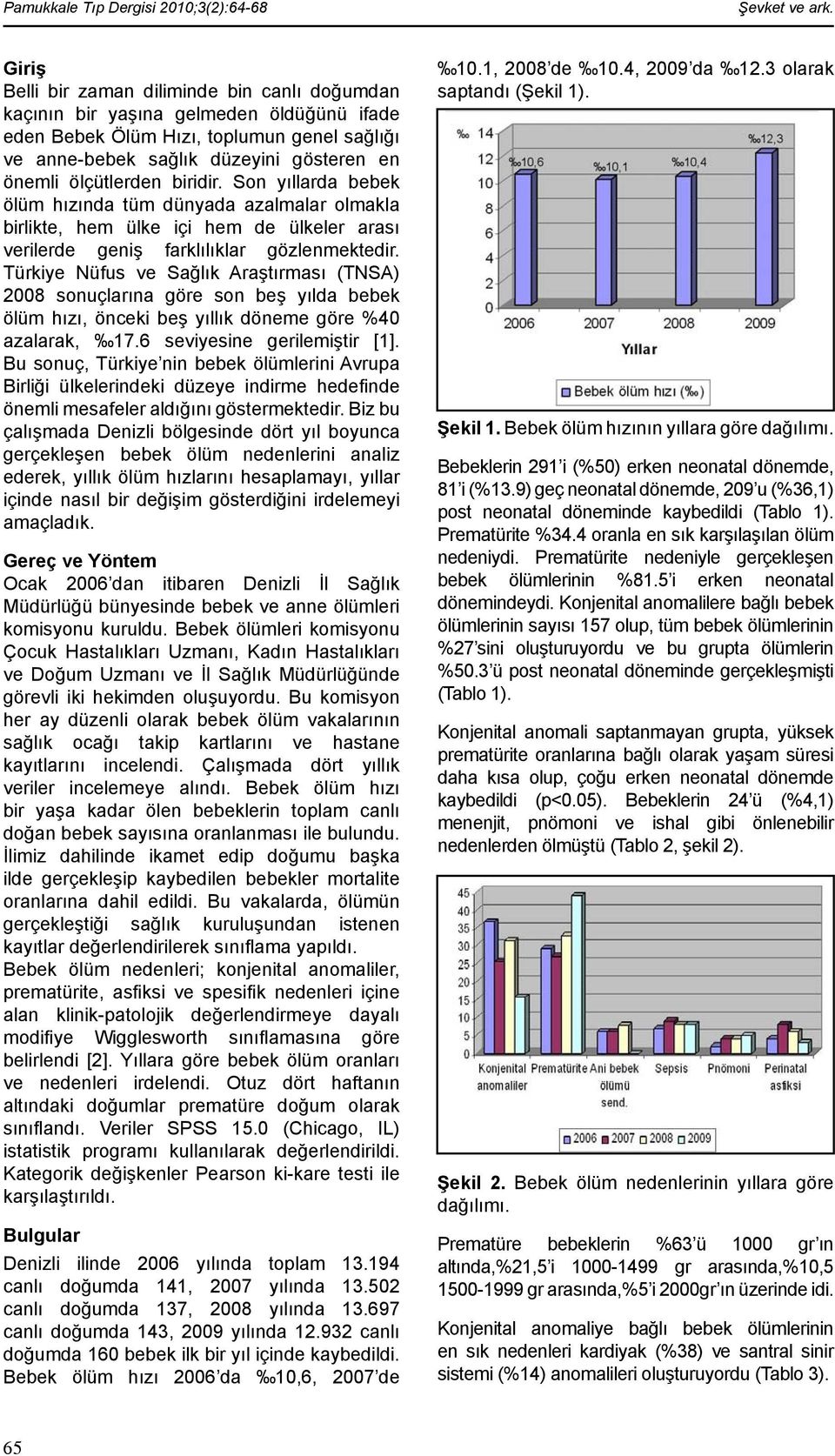 biridir. Son yıllarda bebek ölüm hızında tüm dünyada azalmalar olmakla birlikte, hem ülke içi hem de ülkeler arası verilerde geniş farklılıklar gözlenmektedir.