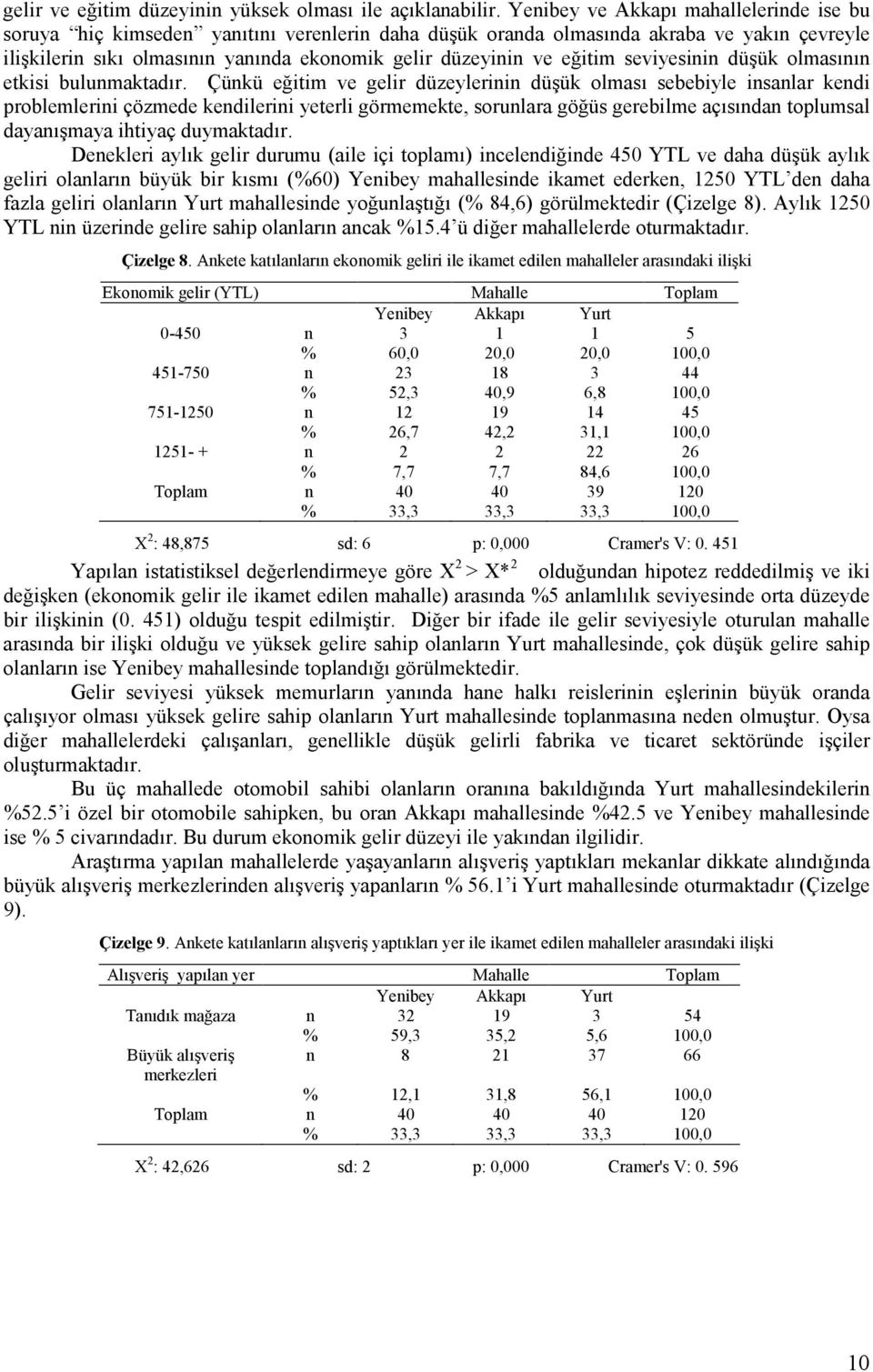 eğitim seviyesinin düşük olmasının etkisi bulunmaktadır.