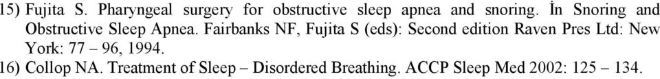 İn Snoring and Obstructive Sleep Apnea.