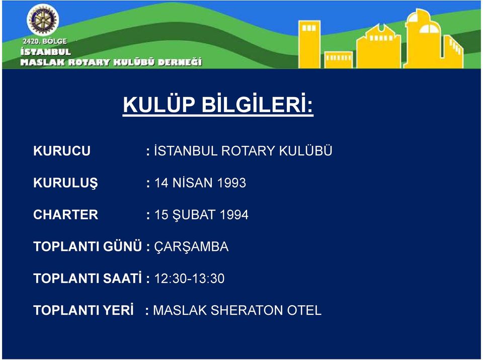 ŞUBAT 1994 TOPLANTI GÜNÜ : ÇARŞAMBA TOPLANTI