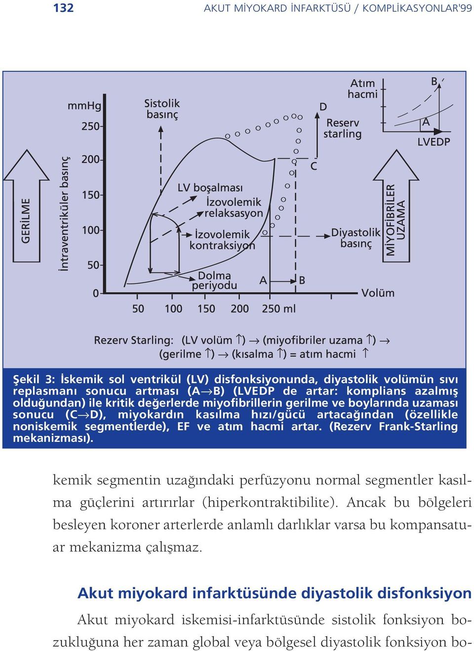 (Rezerv Frank-Starling mekanizmas ). kemik segmentin uza ndaki perfüzyonu normal segmentler kas lma güçlerini art r rlar (hiperkontraktibilite).