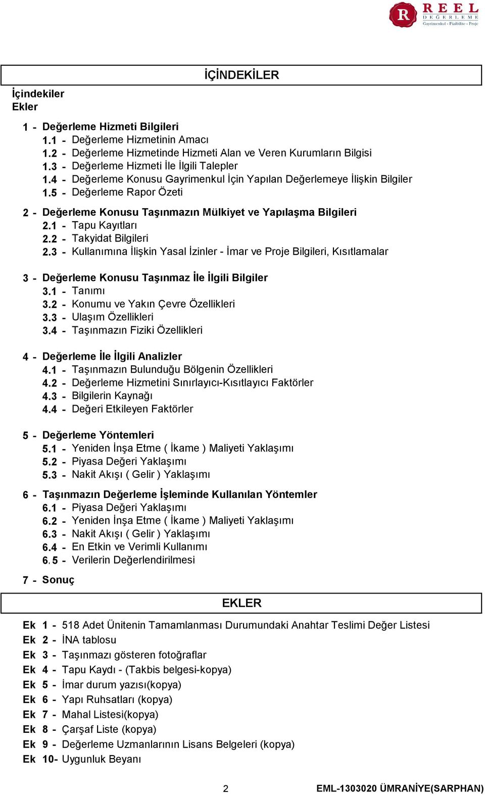 1 - Tapu Kayıtları 2.2 - Takyidat Bilgileri 2.3 - Kullanımına İlişkin Yasal İzinler - İmar ve Proje Bilgileri, Kısıtlamalar Değerleme Konusu Taşınmaz İle İlgili Bilgiler 3.1 - Tanımı 3.