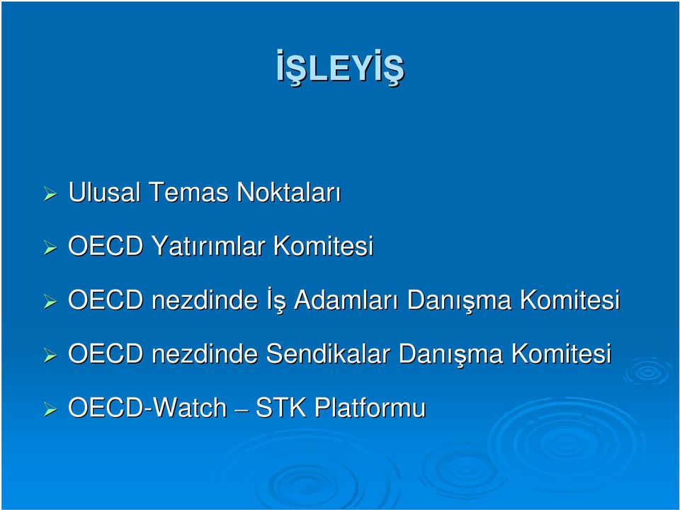 Adamları Danış ışma Komitesi OECD nezdinde