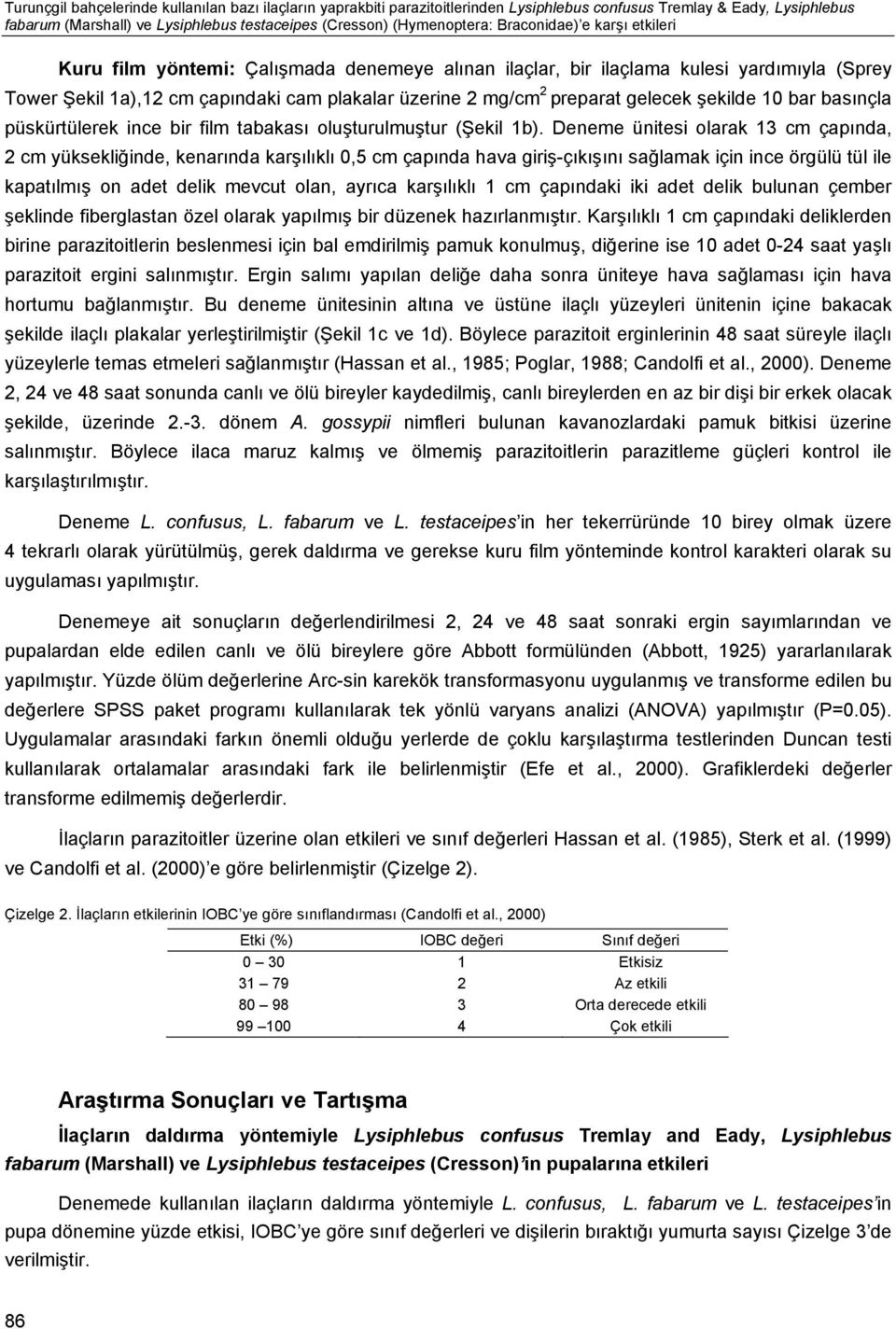 gelecek şekilde 10 bar basınçla püskürtülerek ince bir film tabakası oluşturulmuştur (Şekil 1b).