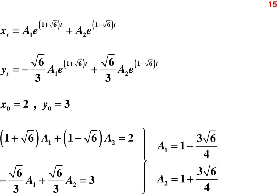 t 6 t ( ) t ( ) A ( ) + 6 + 6 A 3