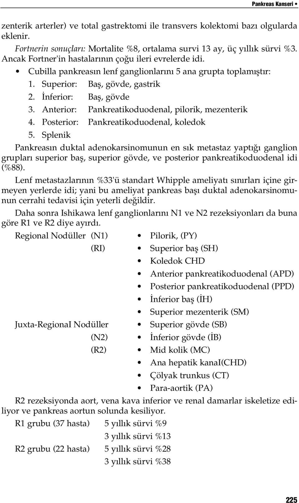 Anterior: Pankreatikoduodenal, pilorik, mezenterik 4. Posterior: Pankreatikoduodenal, koledok 5.