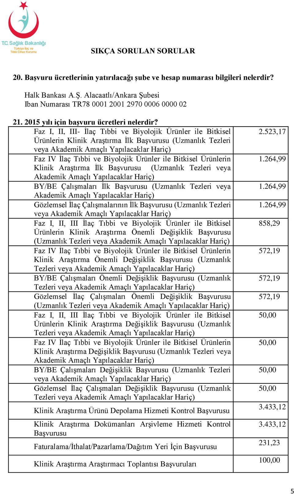 Faz I, II, III- İlaç Tıbbi ve Biyolojik Ürünler ile Bitkisel Ürünlerin Klinik Araştırma İlk Başvurusu (Uzmanlık Tezleri veya Akademik Amaçlı Yapılacaklar Hariç) Faz IV İlaç Tıbbi ve Biyolojik Ürünler