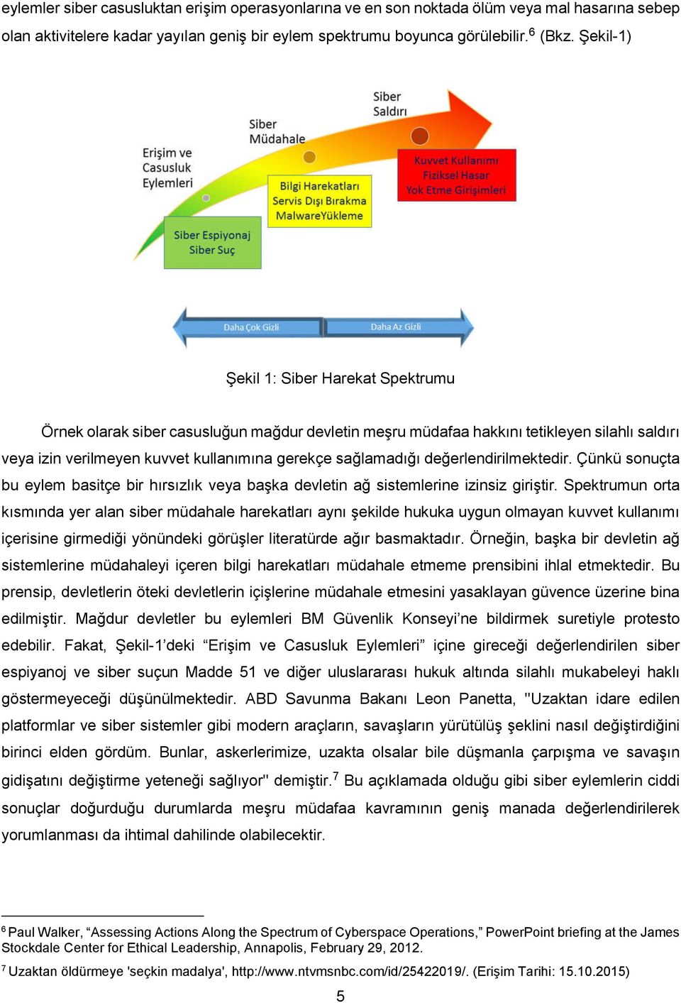 değerlendirilmektedir. Çünkü sonuçta bu eylem basitçe bir hırsızlık veya başka devletin ağ sistemlerine izinsiz giriştir.