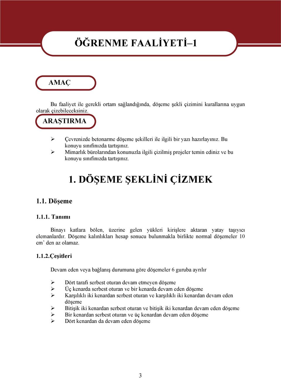 Mimarlık bürolarından konunuzla ilgili çizilmiş projeler temin ediniz ve bu konuyu sınıfınızda tartışınız. 1.