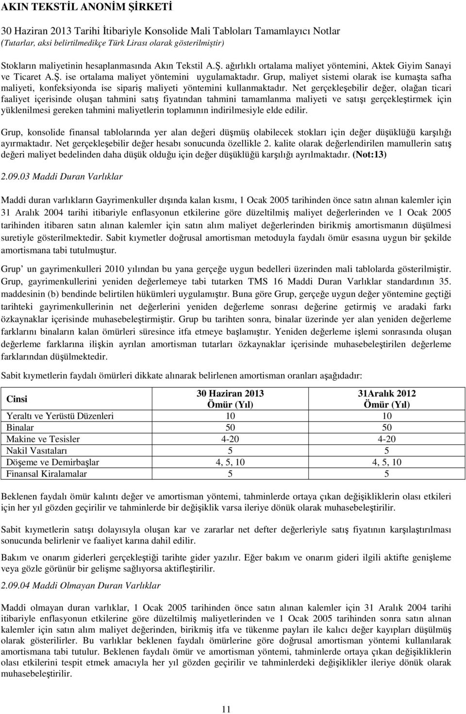 Net gerçekleşebilir değer, olağan ticari faaliyet içerisinde oluşan tahmini satış fiyatından tahmini tamamlanma maliyeti ve satışı gerçekleştirmek için yüklenilmesi gereken tahmini maliyetlerin