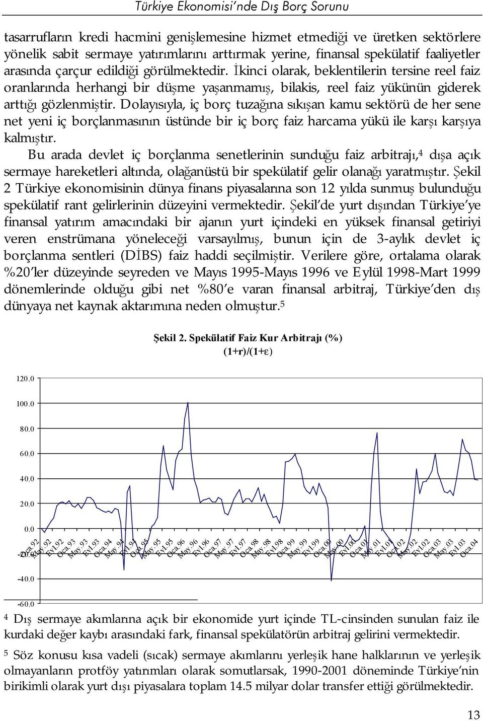 Dolayısıyla, iç borç tuzağına sıkışan kamu sektörü de her sene net yeni iç borçlanmasının üstünde bir iç borç faiz harcama yükü ile karşı karşıya kalmıştır.