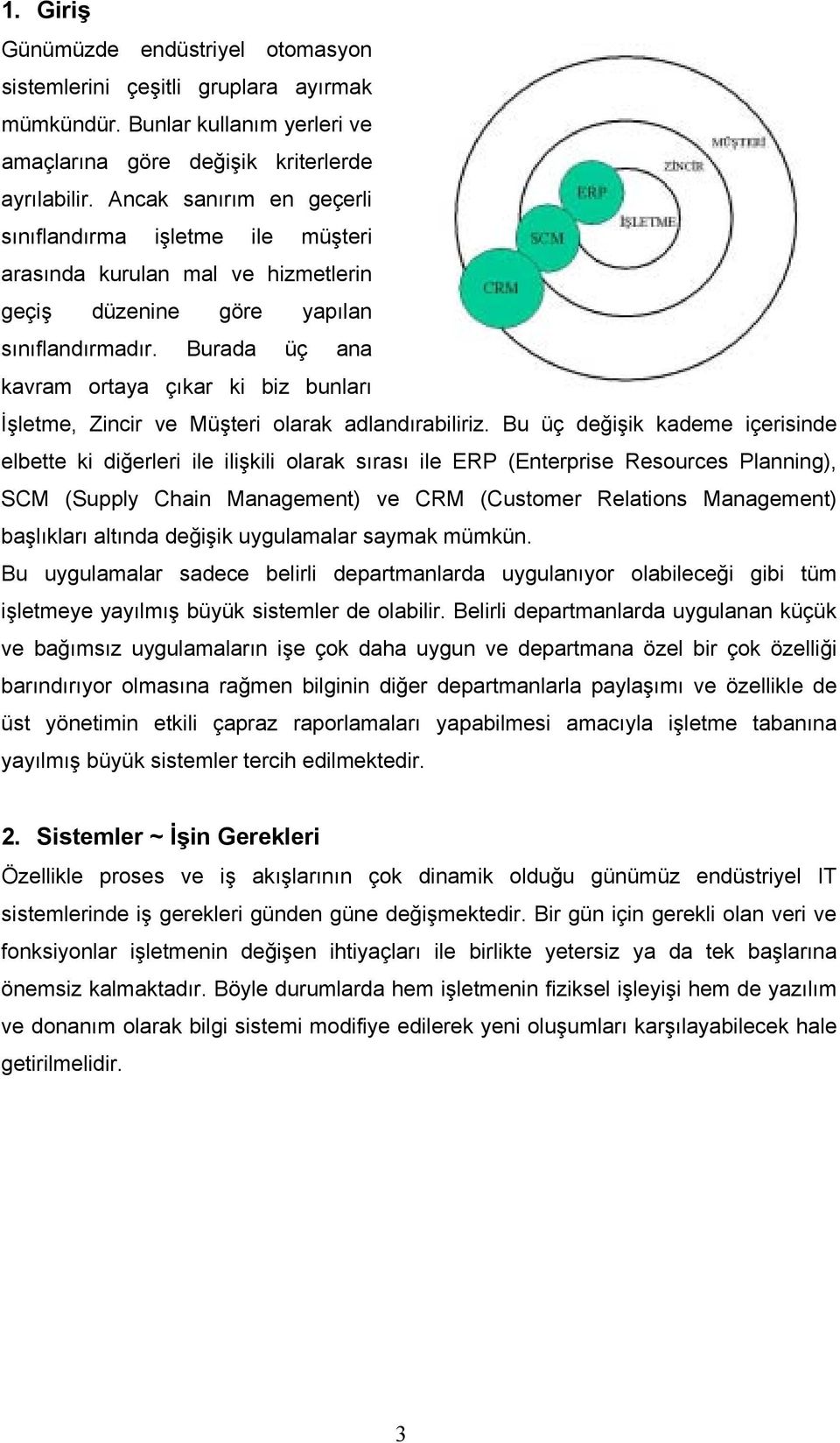 Burada üç ana kavram ortaya çıkar ki biz bunları İşletme, Zincir ve Müşteri olarak adlandırabiliriz.