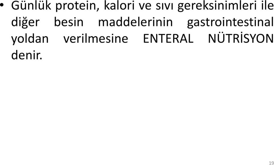 maddelerinin gastrointestinal