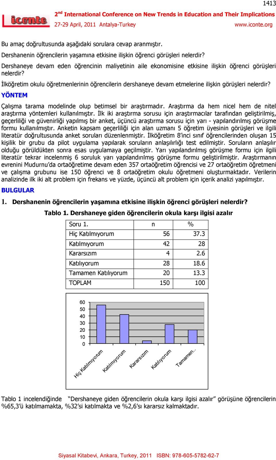 İlköğretim okulu öğretmenlerinin öğrencilerin dershaneye devam etmelerine ilişkin görüşleri nelerdir? YÖNTEM Çalışma tarama modelinde olup betimsel bir araştırmadır.