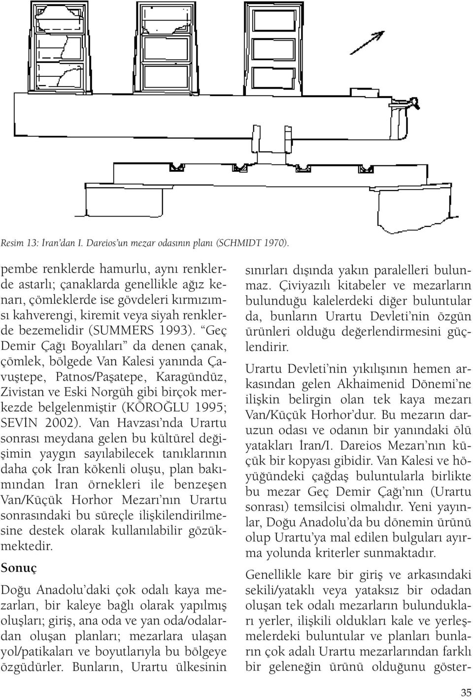 Geç Demir Çağı Boyalıları da denen çanak, çömlek, bölgede Van Kalesi yanında Çavuştepe, Patnos/Paşatepe, Karagündüz, Zivistan ve Eski Norgüh gibi birçok merkezde belgelenmiştir (KÖROĞLU 1995; SEVİN