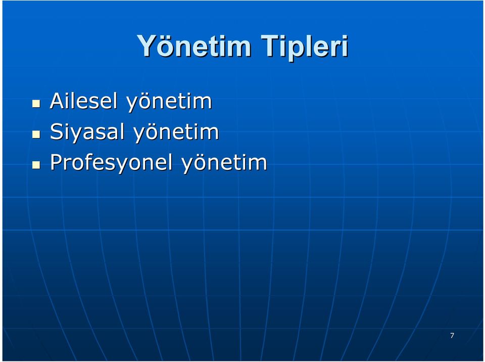 Siyasal yönetimy