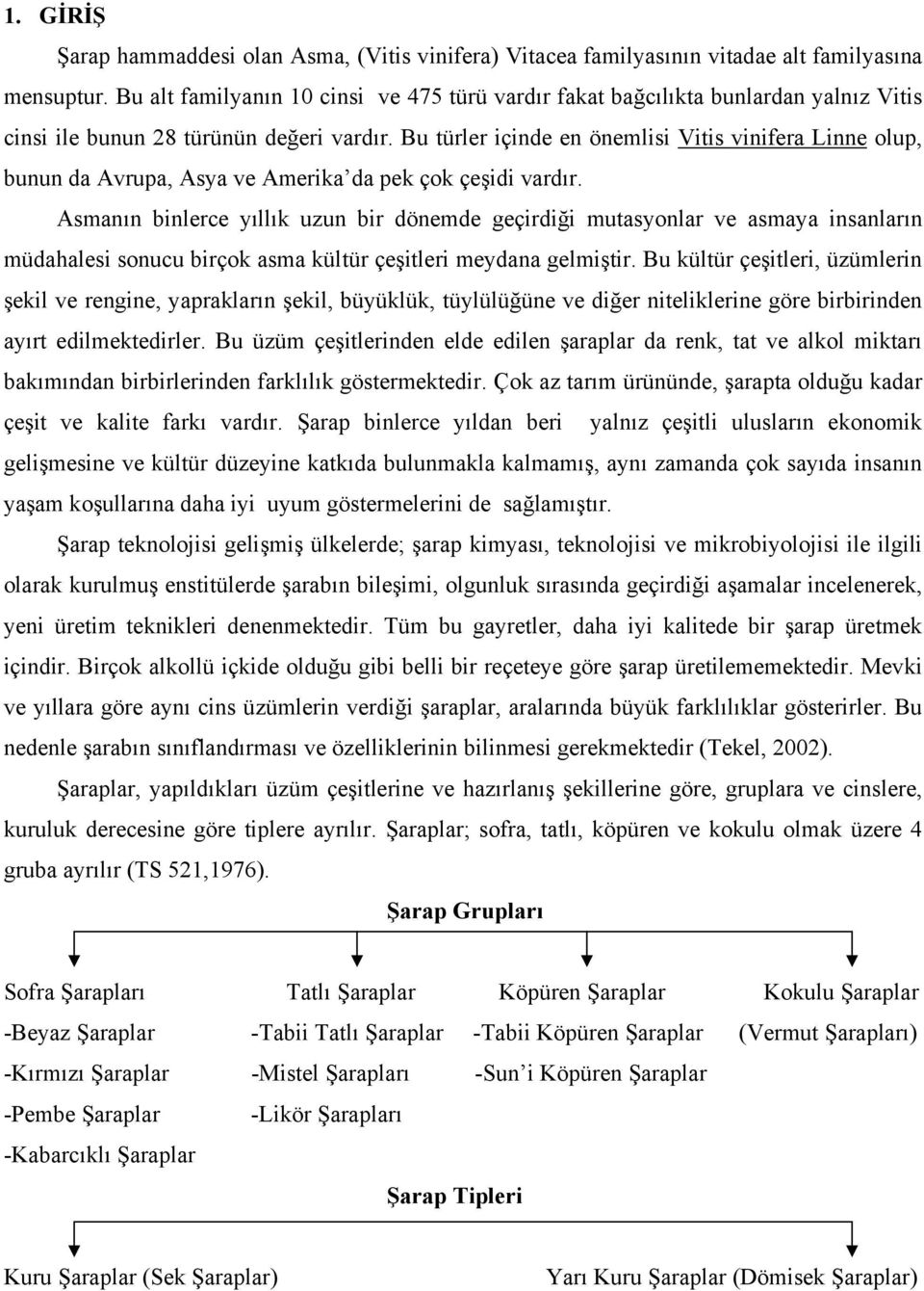 Bu türler içinde en önemlisi Vitis vinifera Linne olup, bunun da Avrupa, Asya ve Amerika da pek çok çeşidi vardır.